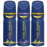 Park Avenue Good Morning With Free Body Spray Deo, Storm, Multicolor, Citrus, Patchouli, Vanilla For Men, 150Ml (Pack Of 3)