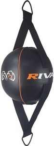 RIVAL Boxing 8" RDBL4 Double End Bag with Pump - Black/Orange