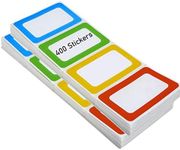 Plain Name Tags Stickers Colorful B