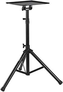 Amazon Basics Multi Purpose Adjustable Portable Tripod Stand for Workstation, Music, DJ, Projector, or Mixer, Black