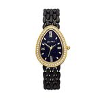 Bella Monza Women's Luxury Premium, Waterproof Wrist Watch, Japanese Quartz Movement (Black, Analogue, Brass)
