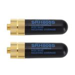 OTOTEC 2PCS Radio SRH805S SMA-F Female Bullet Antenna 144/430/1200MHz Walkie Talkie Antenna Dual Band Compatible With Baofeng GT-3 UV-5R BF-888s Radio 51x14mm Black