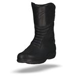 Alpinestars Men's & Women's Motorcycle Boots Short Web GTX Boots Men's Tourer Summer Leather, black, 10 UK