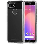 tech21 Protective Google Pixel 3 Ultra Thin Back Cover with BulletShield Protection - Pure Clear - Transparent