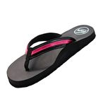 SHAPECRUNCH Women's Arch Support Slippers | Ortho Flipflops with soft MCR footbed - Reduce Pressure on Feet, Joints, and Back (Pink, 4)