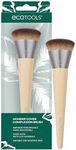 EcoTools Wonder Cover Complexion Brush, Makeup Brush For Flawless Foundation Application & Blending, Full Coverage Base Brush, Eco-Friendly, Synthetic Bristles, Cruelty-Free, 1 Count