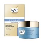 RoC Multi Correxion Even Tone + Lift Night Cream, Anti Wrinkle & Anti Aging, Hydration & Renewal Skincare, with Hexyl-R Complex Technology - 50 ml