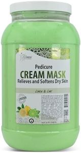 SPA REDI - Body and Foot Cream Mask, Lemon, 128 Oz - Pedicure Massage for Tired Feet and Body, Hydrating, Fresh Skin - Infused with Hyaluronic Acid, Amino Acids, Panthenol, Comfrey Extract