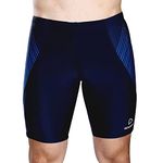 AIRAVAT Swimming Jammer, Swim Wear, 1512 Fierce Swimming Short for Men, Quick Drying, Swimming Costume for Men (2XL, Blue)