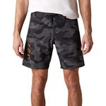 Fox Racing Men's Overhead Stretch Boardshort 18", Black Camo, 30