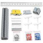 GUETNEU Terminal Block Kit, Rail Type Voltage Terminal, Rail Combined Terminal Block