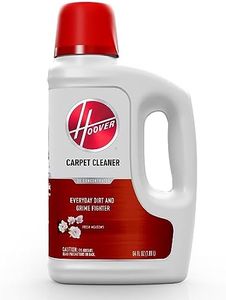 Hoover Renewal Carpet Cleaner Solution, 64 oz., Fresh Meadows Scent, Everyday Carpet Shampoo Solution, Removes Dirt and Grime from Carpet and Upholstery, Pair with Hoover Carpet Cleaner Machine