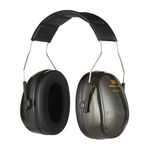 3M Peltor Optime II Comfort Earmuffs H520AC1, Ear Defenders Adults, Comfortable Fit with Reduced Pressure, Hearing Protection against noise levels in the range of 94-105 dB (SNR: 31 dB), black