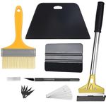 EHDIS Wallpaper Smoothing Tools,Wallpaper Tool Kit Wallpaper Smoothing Squeegee Wallpaper Paste,Razor Scraper Tool for Peel and Stick Contact Paper Hanging Vinyl Backsplash Window Film