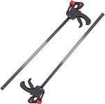 2X 24 Quick Rapid T Bar Speed Clamp Fast Ratchet Spread Holder One Hand 600mm