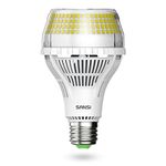 SANSI 400W Equivalent 6000 Lumens Brightest LED Light Bulb, 5000K Daylight E26 A21 Super Bright LED Bulb Non-Dimmable, 22-Year Lifetime, 40W Energy Saving for Home Workshop