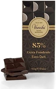 Venchi Tavoletta di Cioccolato Fondente 85% Cuor di Cacao, 100g