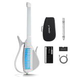 Cyber-G by Enya Smart Backup Stringless Guitar Chord Generator with 20 Instrument Sounds, Arctic White