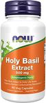 NOW Foods Supplements, Holy Basil Extract 500 mg (Holy Basil is a Sacred Plant in Ayurveda), 90 Veg Capsules