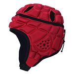 Valcatch Rugby Helmet Soft Shell Scrum Cap Headguards for Kids Youth Boys Girls Adjustable Soccer Goalkeeper Head Protector Goalie Helmet Padded Protecive Headgear for Multi-Sports