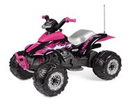 Peg Perego USA Children's 12V Corral T-Rex 330W Quad, Pink IGOR0101