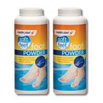 Foot Powder Talc Soothes Refreshes Eliminates Odour Soft Feet - 170g, Pack of 2