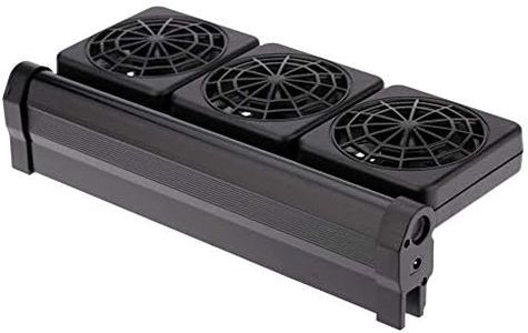AOSEE Aquarium Cooling Fan, Fan, Aquarium Radiator, Adjustable, Aquarium Chillers Aquarium Fan Fish Tank (3 Fans)