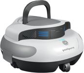 POOLPURE Pool Vacuum Cleaner, 5000 mAh Battery, Double Motor, LED Indicators, Self-Parking Function, IPX8 Waterproof, Wireless Pool Robot for 90 m² Submerged Flat Pools