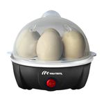 truTRTL Smart Instant Egg Boiler Machine 350 Watts | Boil upto 7 Eggs (Hard, Medium, Soft) | Automatic, Overheat Protection | Black