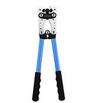 Battery Cable Crimping Tool- AWG 10-0, 6/10/16/25/35/50 mm² TEENO, Crimping Pliers with Non-Slip Handle for Battery Terminal