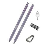 2Pcs Galaxy Note 8 Pen Stylus S Pen Replacement for Samsung Galaxy Note 8 N950U N950W N950FD N950F Tips/Nibs+Eject Pin(Orchid Gray)