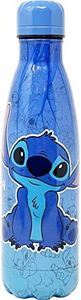 Disney Stitch Bouteille Réutilisable, Design Résistant, Gourde pour Filles, Bouteille D'eau, Gourde Voyage, Capacité 500 ml - Bleu D-S-5656-BT