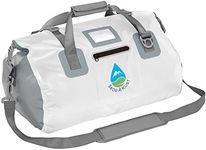 Skog Å Kust DuffelSåk Waterproof Duffle Dry Bags 40 & 60 Liter Sizes, C0-M2KZ-HS4MQRWNNZ, White, 40L