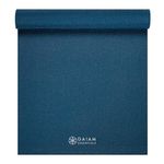 Gaiam Essentials Premium Yoga Mat with Carrier Sling, Navy, 72"L x 24"W x 1/4 Inch Thick