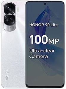 HONOR 90 Lite Smartphone 5G with 100MP Triple Camera, 8+256GB, 6,7” 90Hz Display, 4500mAh, Dual SIM, Android 13, Titanium Silver