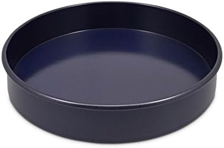 Zyliss E980196 Non-Stick Loose Base Round Sandwich Tin | 23cm/9in | Carbon Steel | Dark Blue | Cake Tin/Baking Tin/Bakeware/Cake Mould | Dishwasher Safe | 5 Year Guarantee