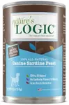 Nature's Logic Grain-Free Canned Dog Food - 90% Animal Proteins - 100% Natural Wet Dog Food Cans - No Common Allergens - All Life Stages - Ideal for Sensitive Dogs - Sardine, 12/13.2oz