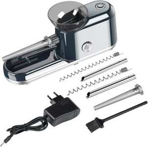Cigarette Rolling Machine Electric Automatic Injector Tobacco Roller Maker 3 in 1Portable Good for Regular King Size 8mm /Slim 100s Size Tube/Pre Roll Cones (Gray)