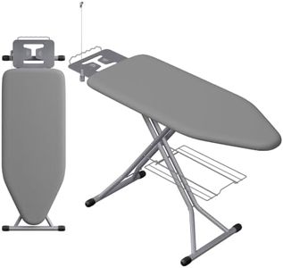 SONGMICS Ironing Board with Rest, Cord Holder, 18x49 Folding Storage Rack