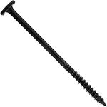 15x5" Black Wafer Head Structural Lag Screws. Used for Log Construction, Timber Framing, Laminated Beams and Pole Barns Among Other Uses. T-30 Torx/Star Drive (~50 Count)