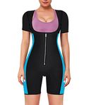 NonEcho Neoprene Sauna Full Shaper Sweat Body Suit Sleeve Slimming Shapewear Weight Loss, Medium