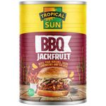 Tropical Sun Ready-to-Eat BBQ Jackfruit, 400g (Pack of 1) | Vegan and Vegetarian Friendly. | Perfect in Burgers, Tacos, Burritos, Sandwiches + more!