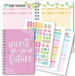 Colorful Monthly Budget Planner 2025-2026 - Financial Planner Organizer Budget Book Planner, 2025 Budget Planner And Monthly Bill Organizer, Bill Book Organizer, Bill Tracker Notebook, Budgeting Book