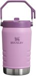 Stanley IceFlow Stainless Steel Tumbler with Straw - Vacuum Insulated Water Bottle for Home, Reusable Cup with Straw Leakproof Flip - Cold for 12 Hours or Iced for 2 Days, 40 Oz, Lilac