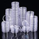 100 Pcs 25 mm Coin Holder Capsules 