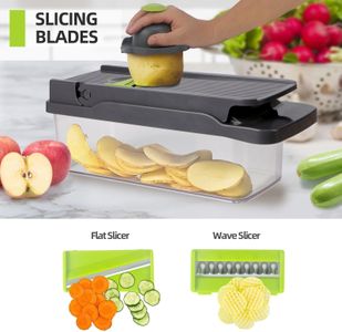 Vegetable Chopper Mandoline Slicer – Adjustable Multi-Blade Cutter