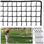 Amazgolf Golf Net,10x15Ft Golf Practice Net,Sports Practice Barrier Net, Heavy Duty Ball Netting Golf Hitting Net, DIY Ball Net,Baseball Net Hockey Net and Chipping Net