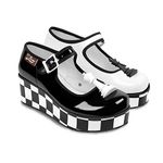 Hot Chocolate Design Chocolaticas Check Mates Women's Mary Jane Platform Multicoloured HCD 38