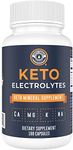 Left Coast Performance Keto Electrolyte Supplement (180 Capsules). Electrolyte Pills for Ketogenic Diet. Magnesium, Potassium, Sodium, Calcium | Electrolytes Keto Tablets for Rehydration -