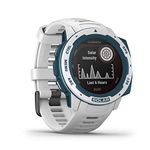 Garmin Instinct SOLAR SURF, Rugged Surf Smartwatch with Tide Data, Dedicated Surfing Activity Features and Solar Charging, Cloudbreak